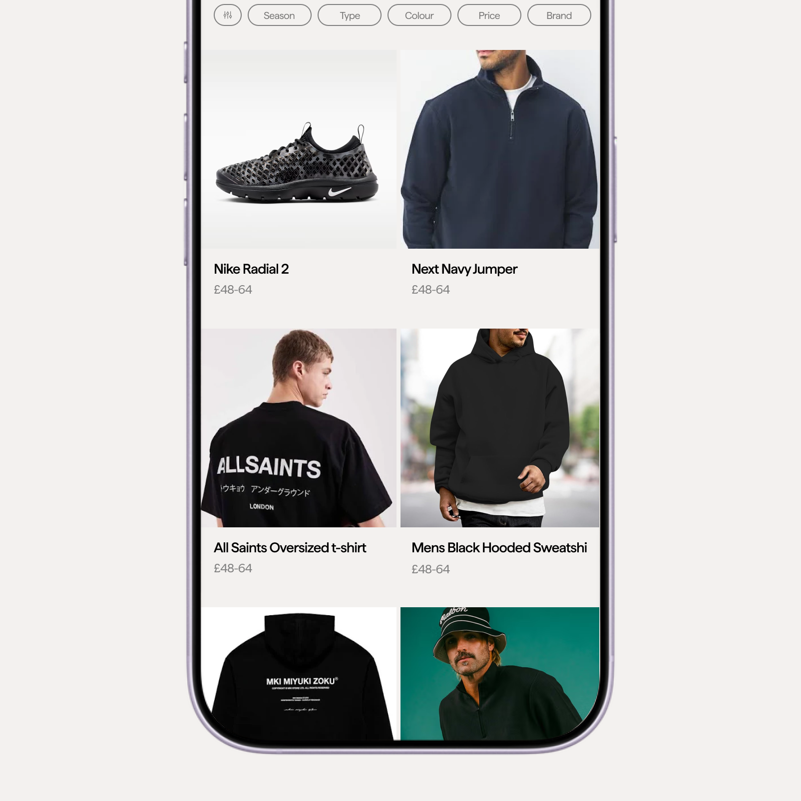 Tapp clothes feed